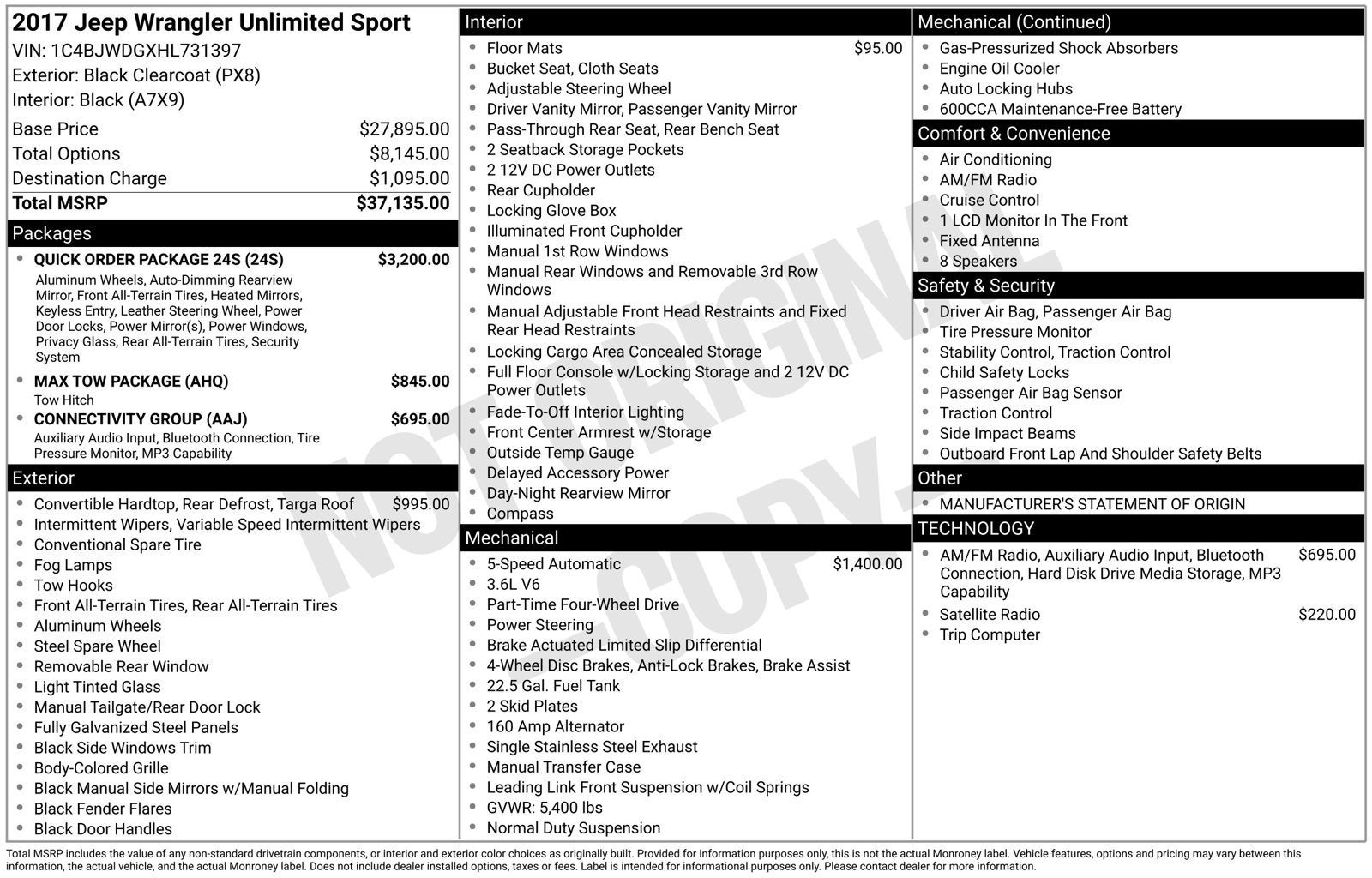 2017 Jeep Wrangler Unlimited Sport S - Photo 36