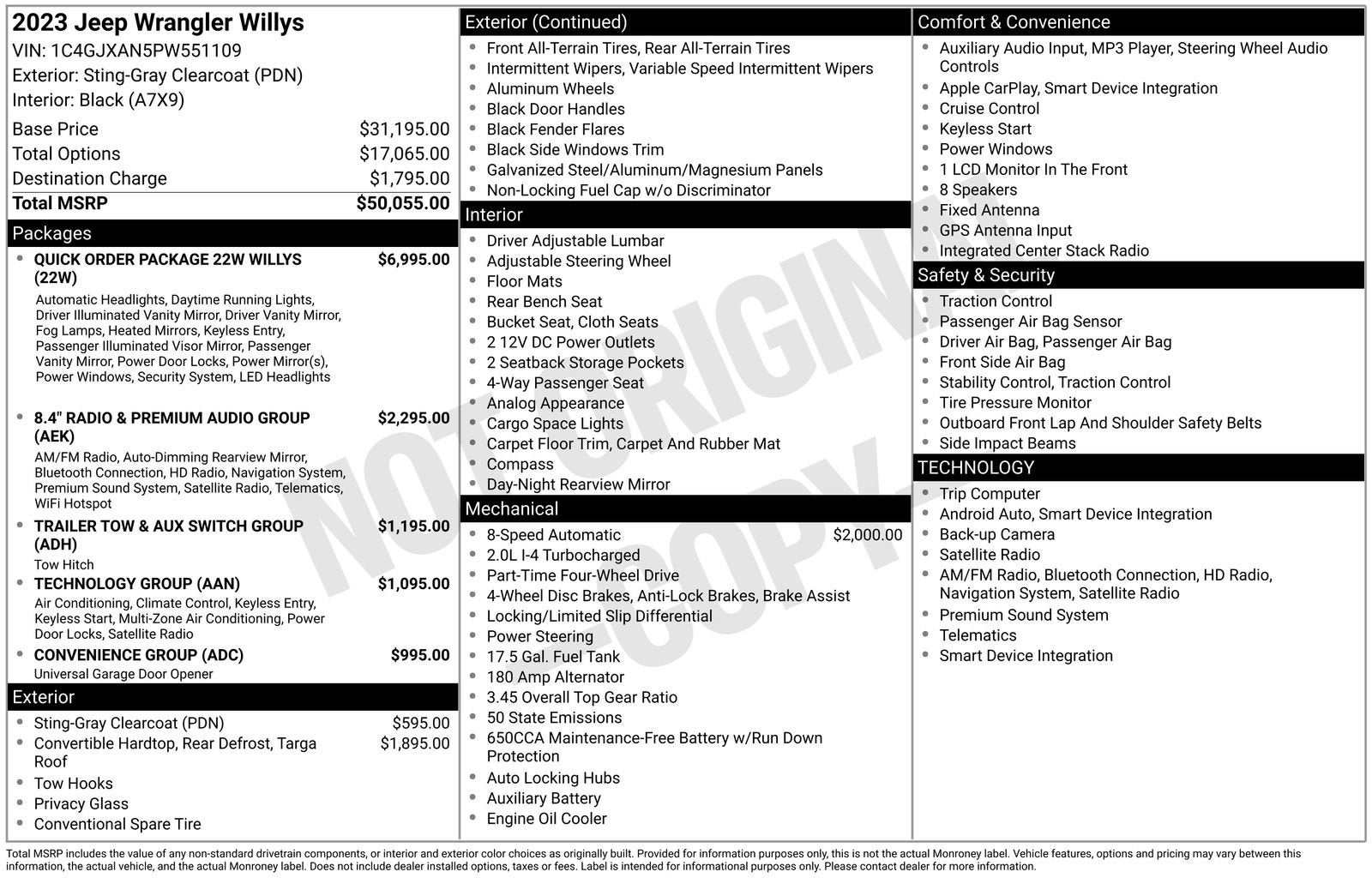 2023 Jeep Wrangler Willys