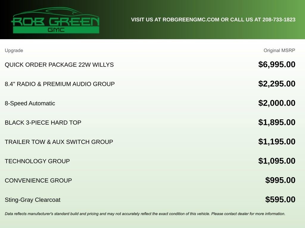 2023 Jeep Wrangler Willys