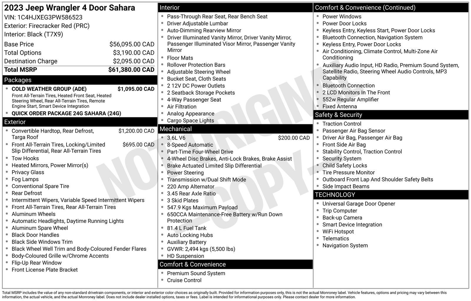 2023 Jeep Wrangler Sahara
