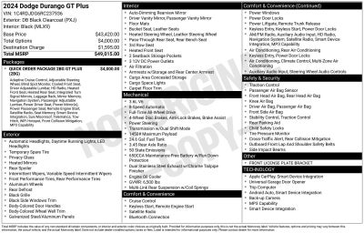 2024 Dodge Durango GT Plus