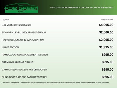 2020 RAM 1500 Big Horn