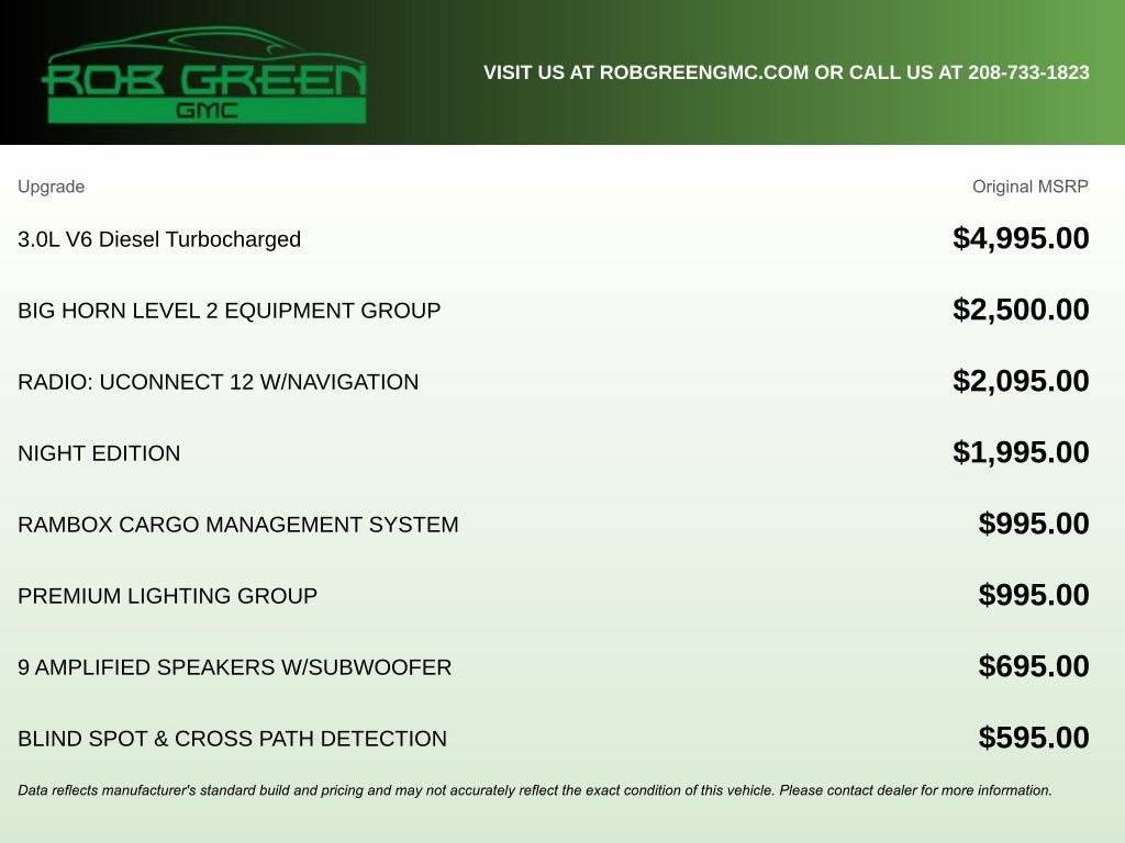 2020 RAM 1500 Big Horn