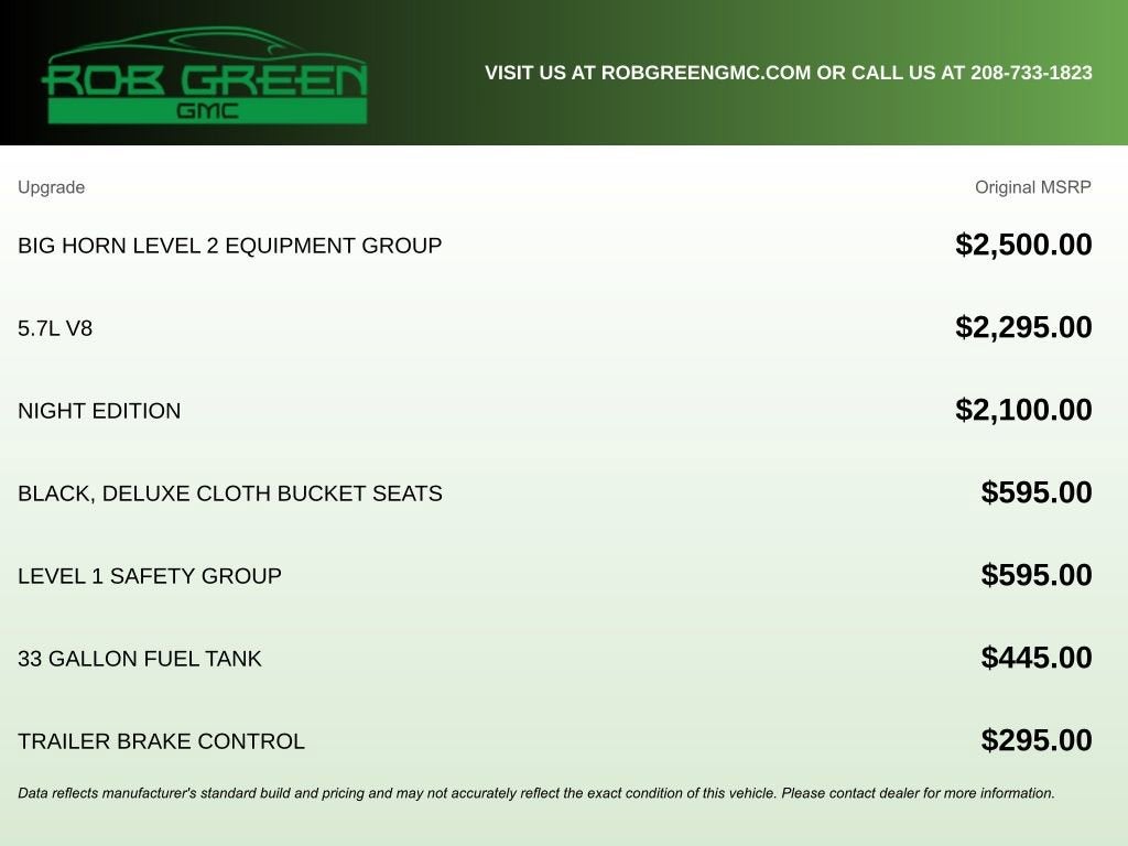 2021 RAM 1500 Big Horn