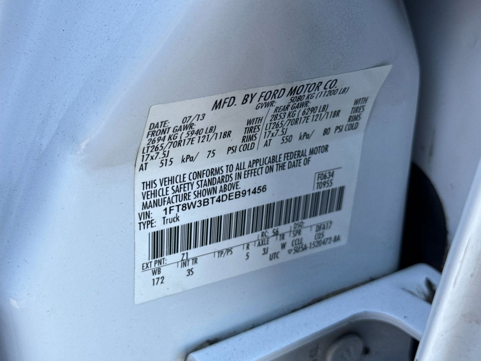 2013 Ford Super Duty F-350 SRW Platinum