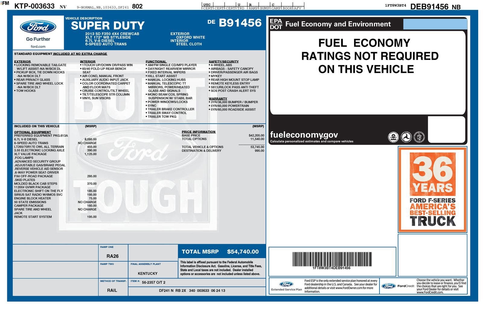 2013 Ford Super Duty F-350 SRW Platinum