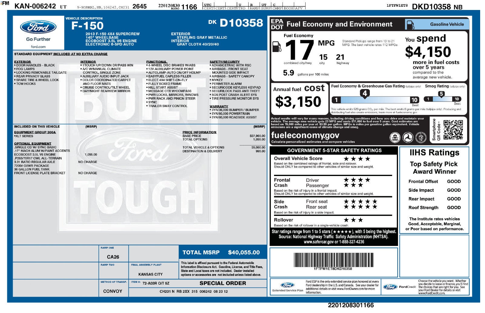 2013 Ford F-150 XL
