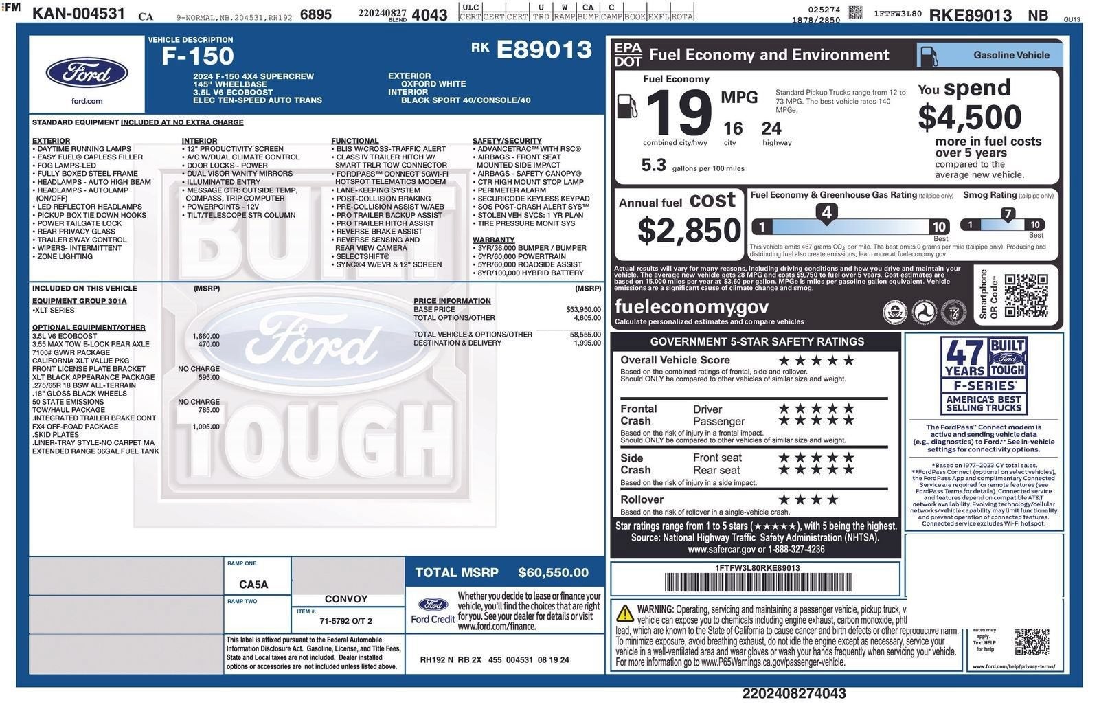 2024 Ford F-150 XLT