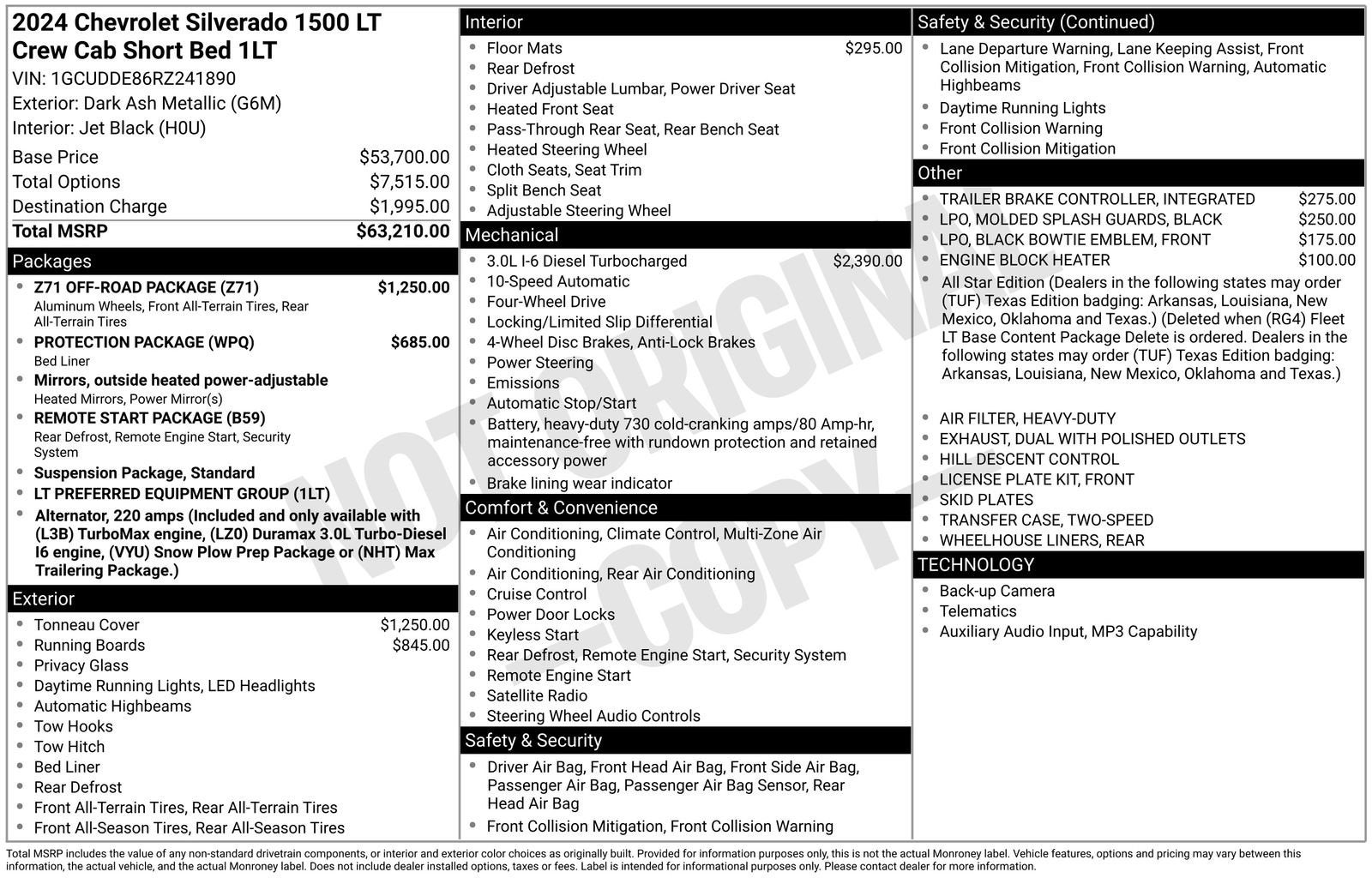 2024 Chevrolet Silverado 1500 LT