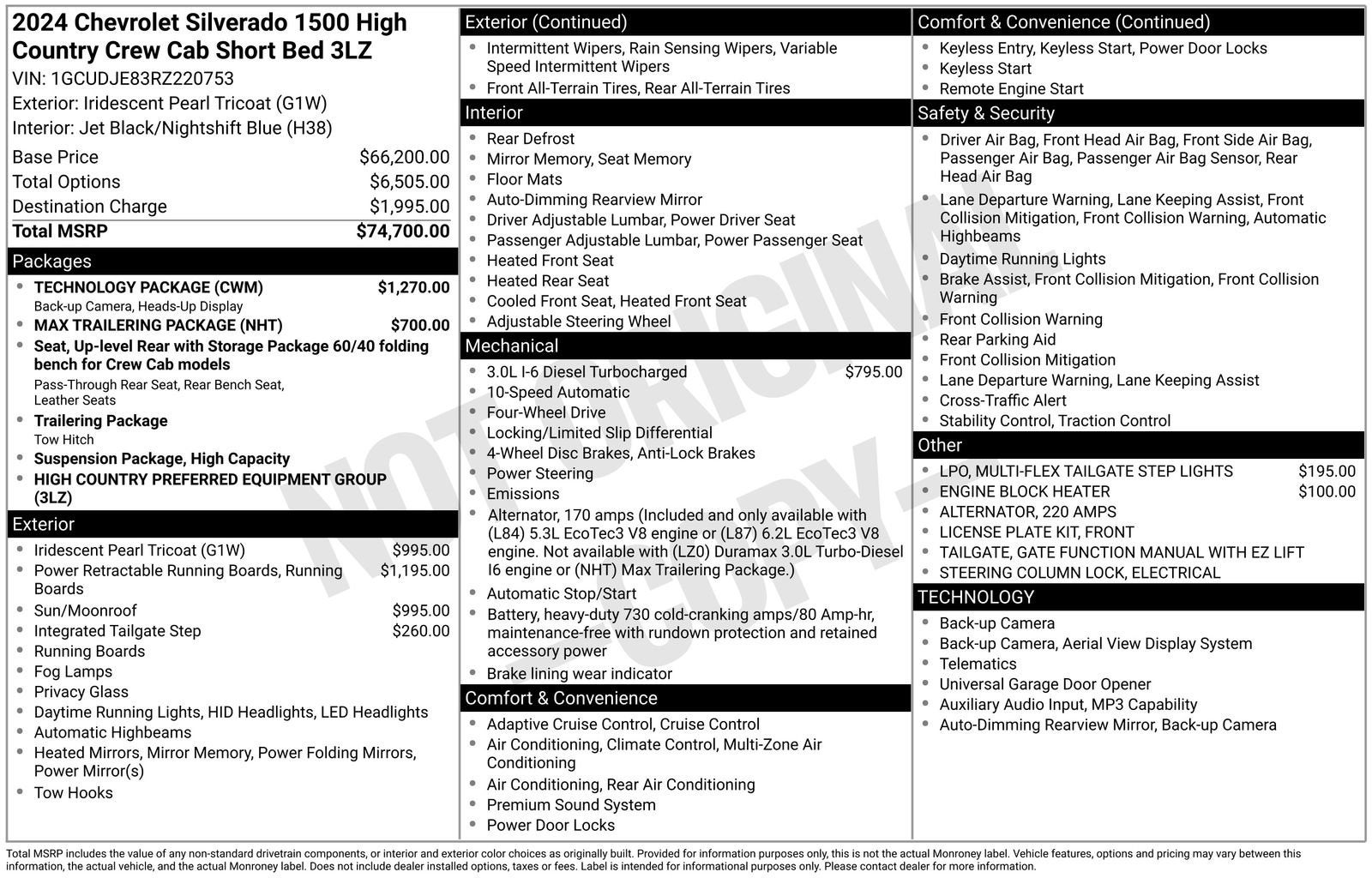2024 Chevrolet Silverado 1500 High Country