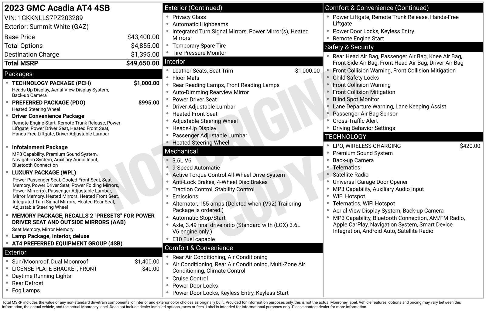 2023 GMC Acadia AT4