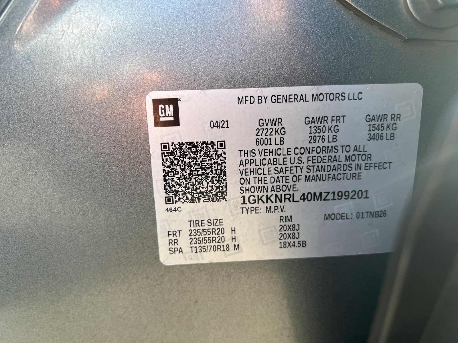 2021 GMC Acadia SLE