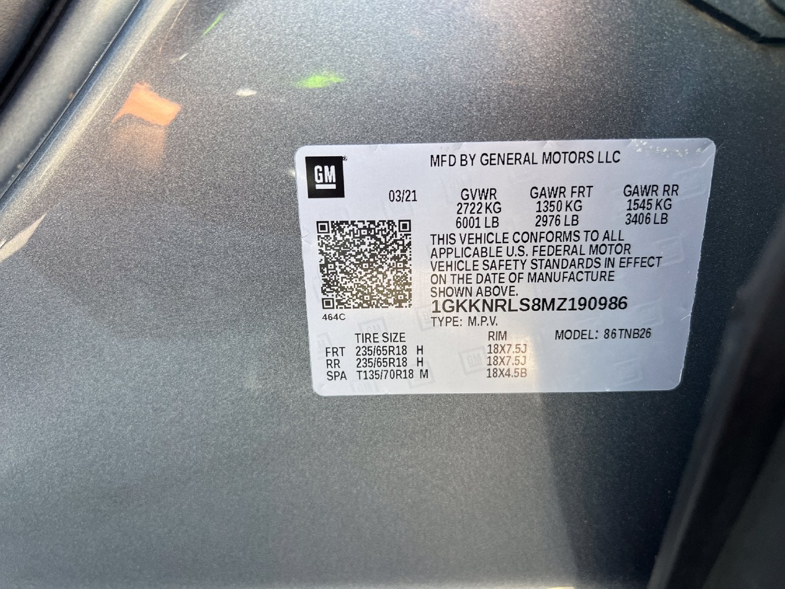 2021 GMC Acadia SLE