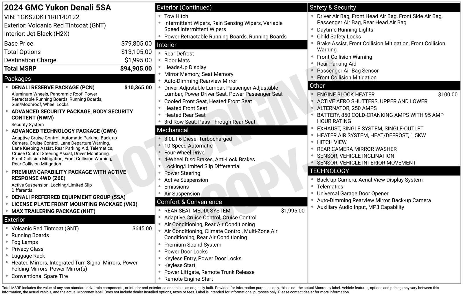2024 GMC Yukon Denali