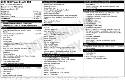 2023 GMC Yukon XL AT4