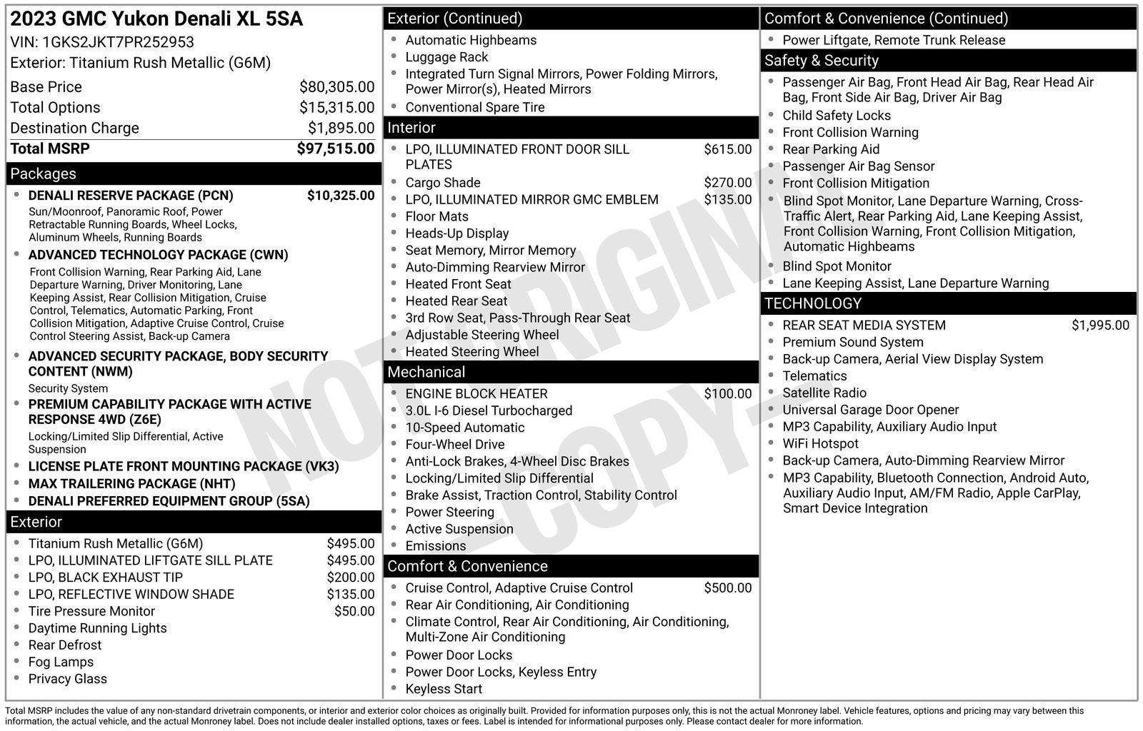 2023 GMC Yukon XL Denali