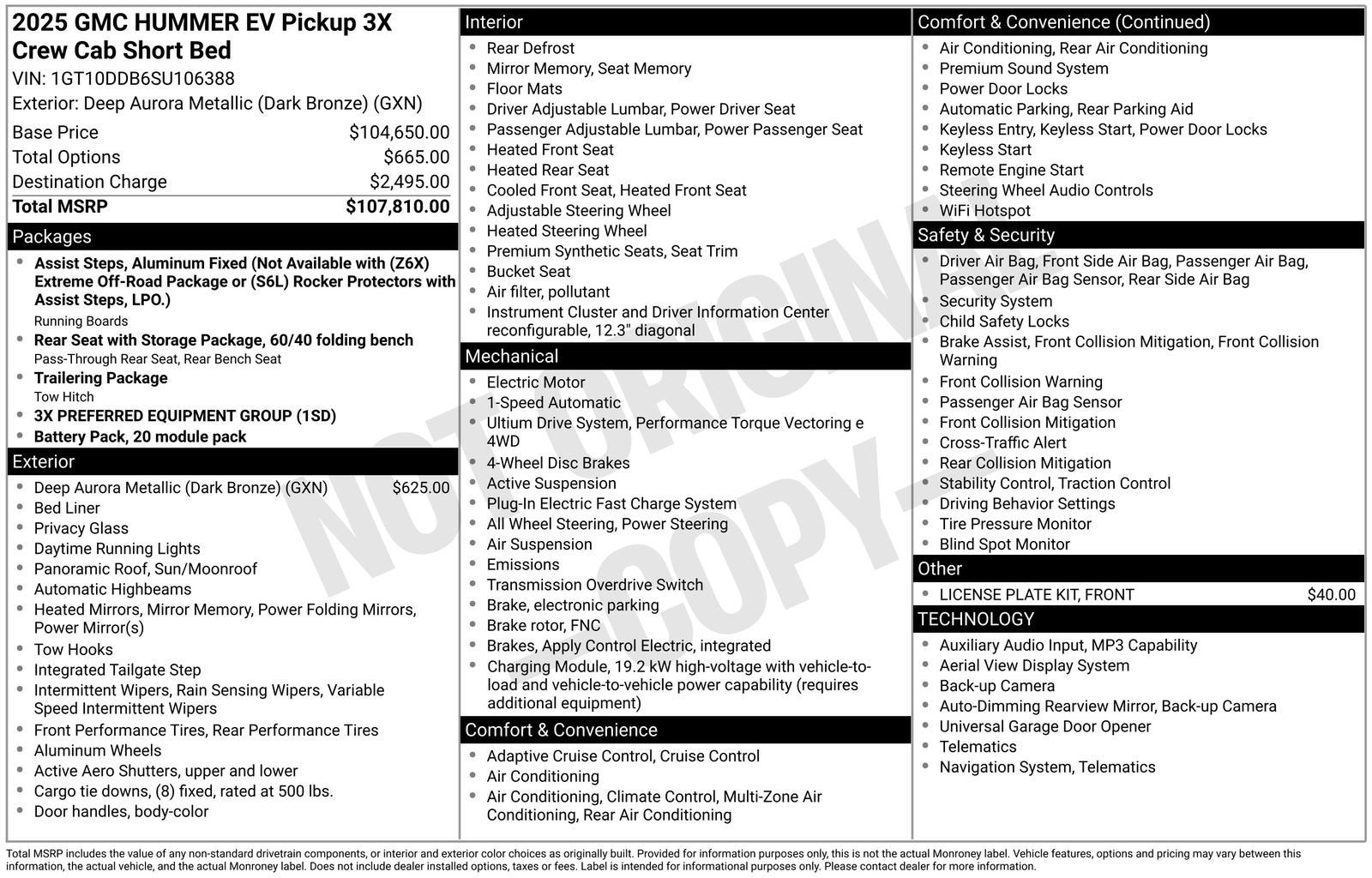 2025 GMC HUMMER EV Pickup 3X