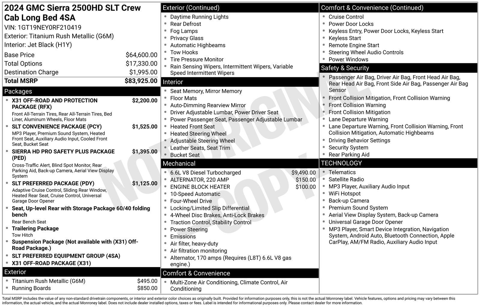 2024 GMC Sierra 2500 HD SLT