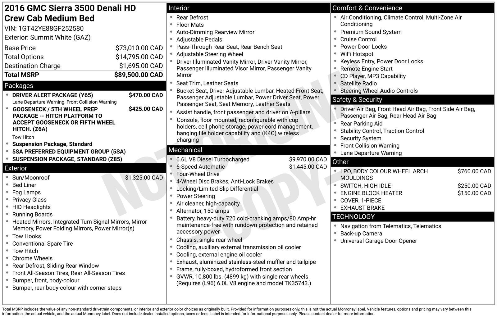 2016 GMC Sierra 3500 HD Denali