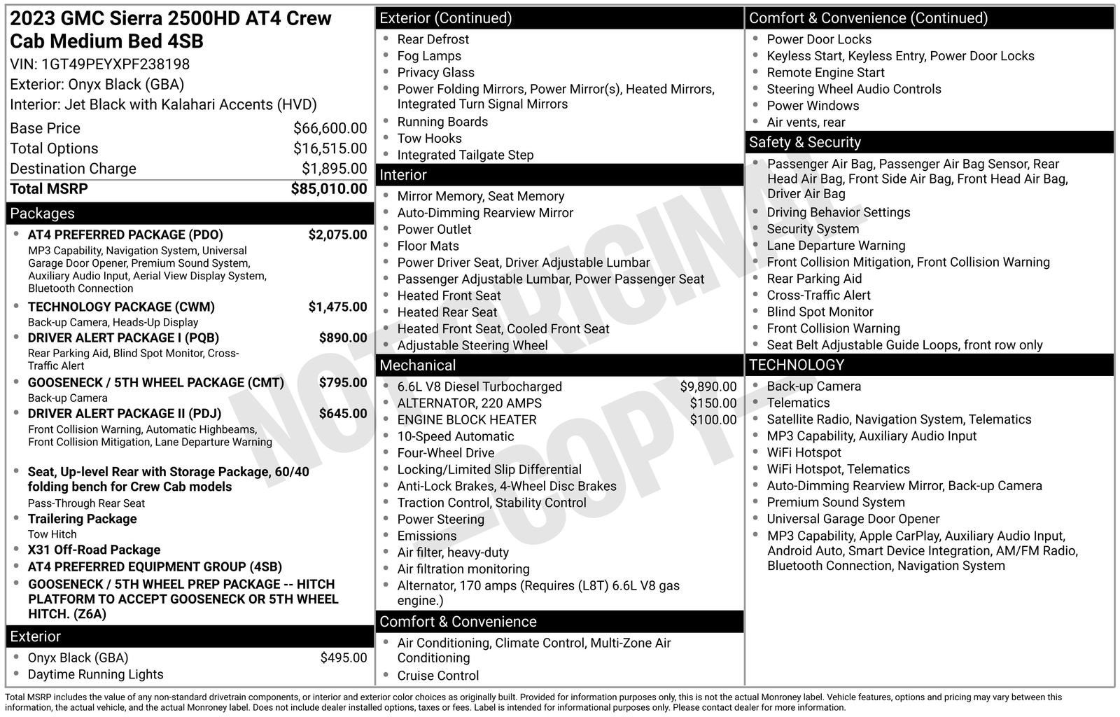 2023 GMC Sierra 2500 HD AT4