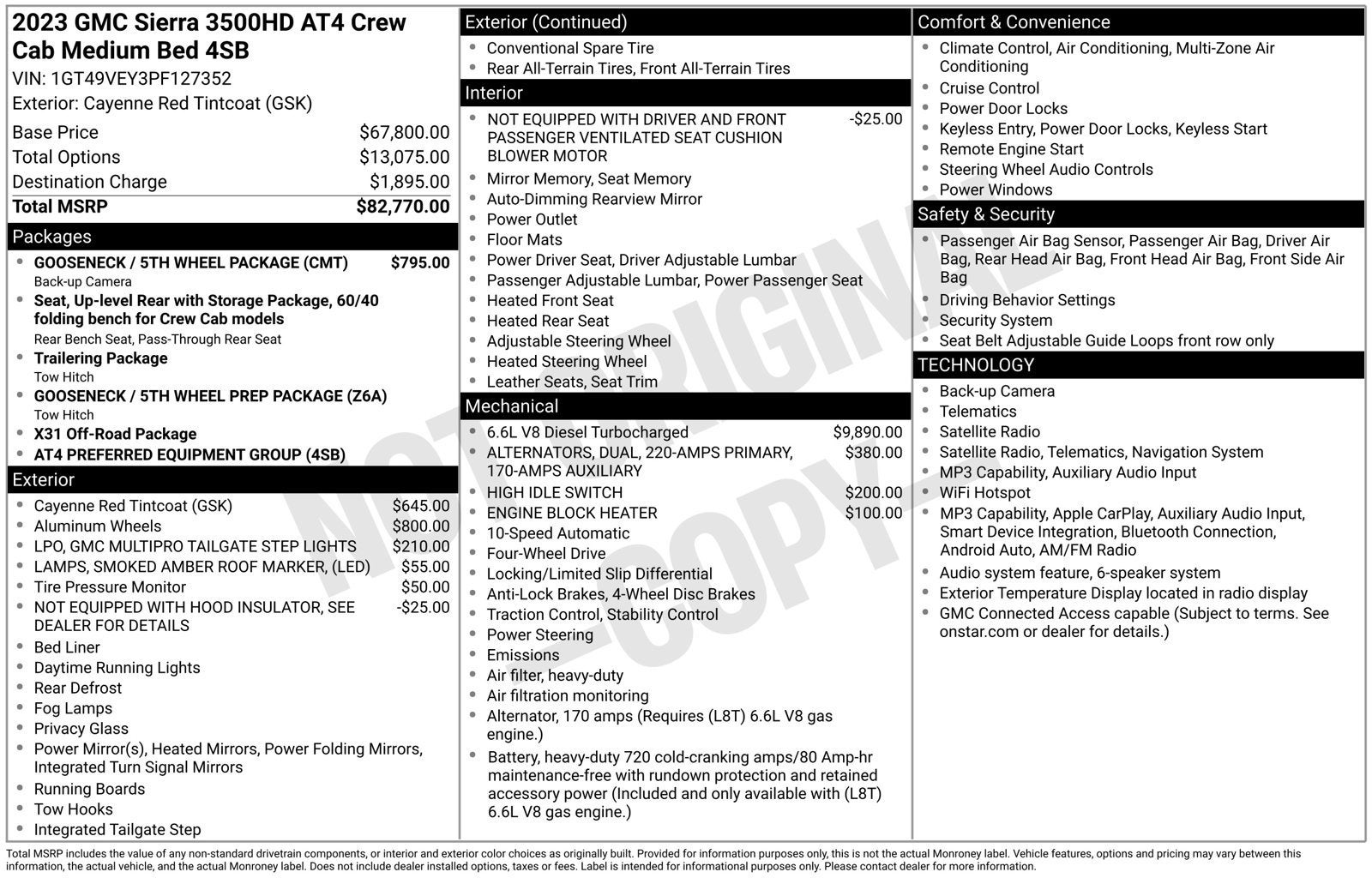 2023 GMC Sierra 3500HD AT4 - Photo 38
