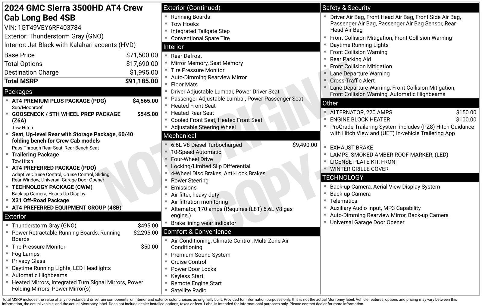 2024 GMC Sierra 3500HD AT4 - Photo 37