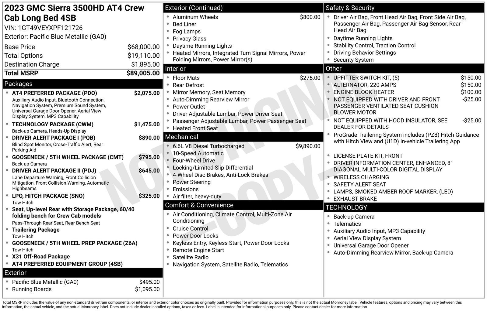 2023 GMC Sierra 3500HD AT4 - Photo 37