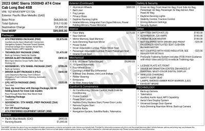 2023 GMC Sierra 3500 HD AT4