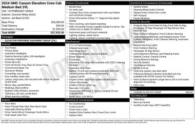 2024 GMC Canyon Elevation