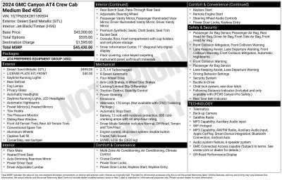 2024 GMC Canyon AT4
