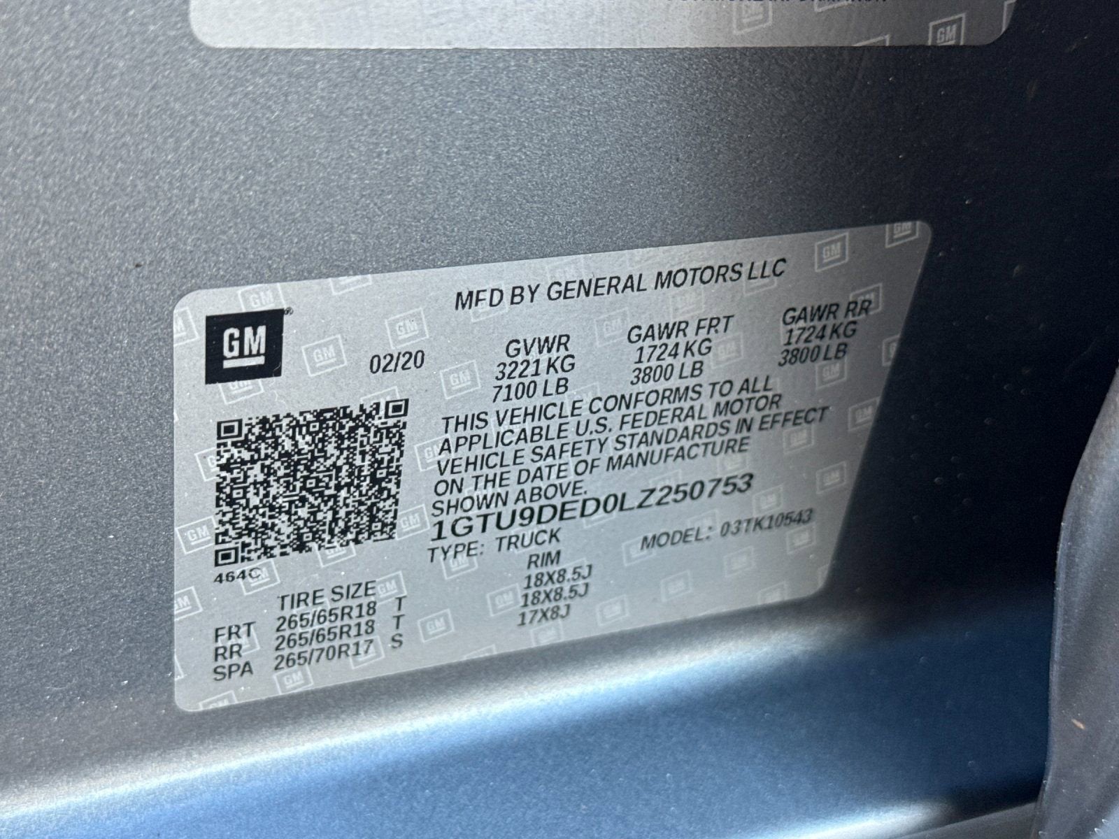 2020 GMC Sierra 1500 SLT