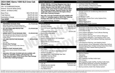 2024 GMC Sierra 1500 SLE