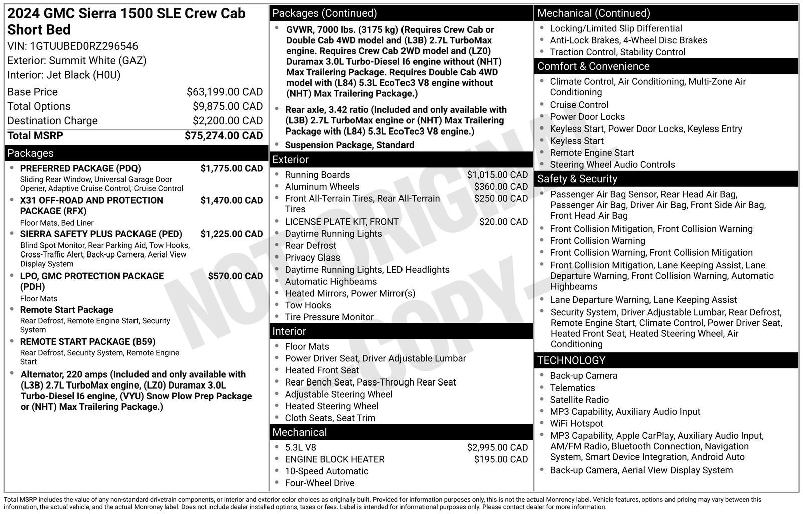 2024 GMC Sierra 1500 SLE