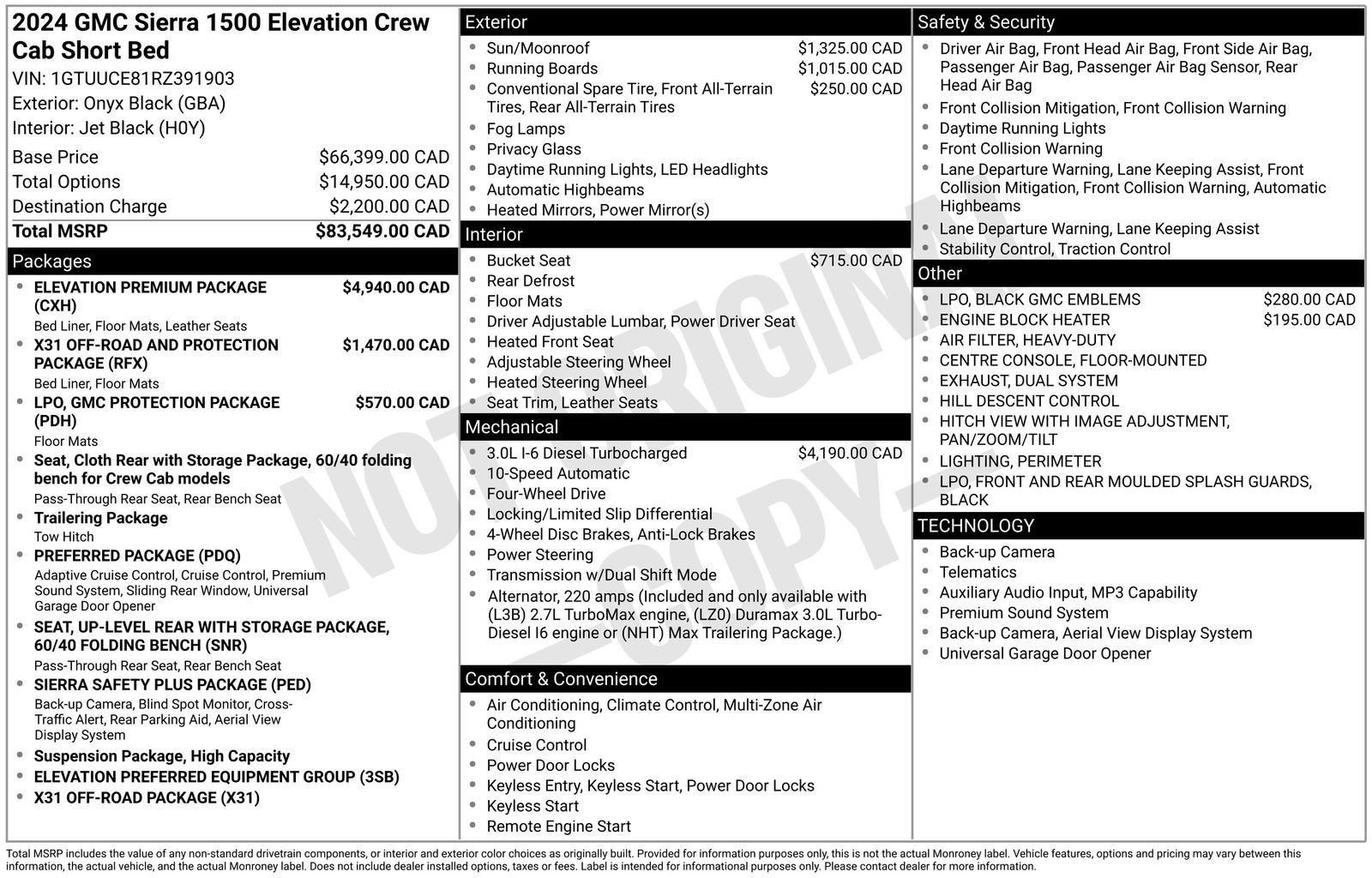 2024 GMC Sierra 1500 Elevation