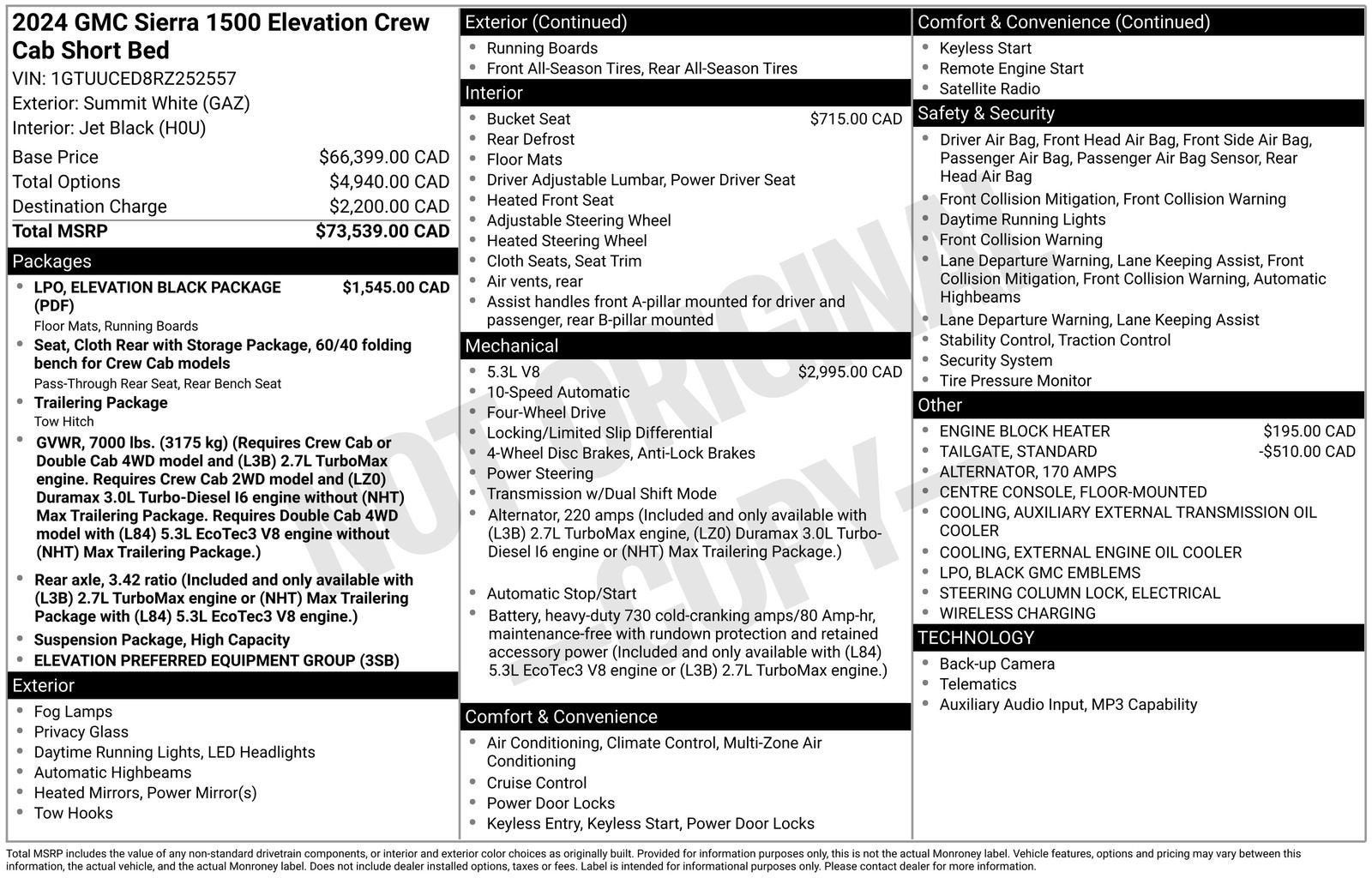 2024 GMC Sierra 1500 Elevation