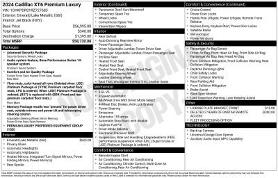 2024 Cadillac XT6 Premium Luxury