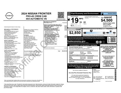2024 Nissan Frontier PRO-4X