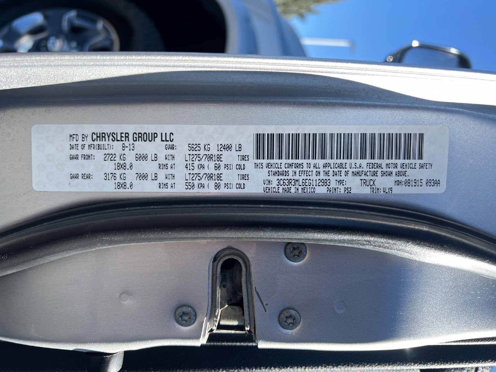 2014 RAM 3500 Laramie