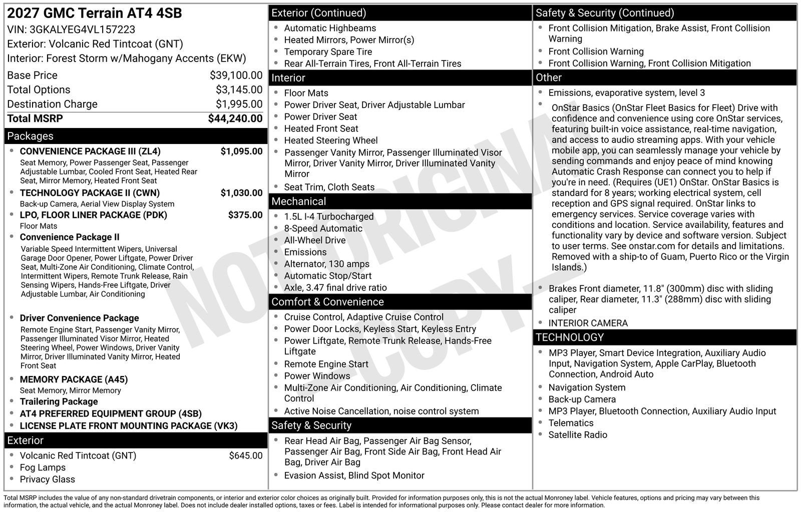 2027 GMC Terrain AT4