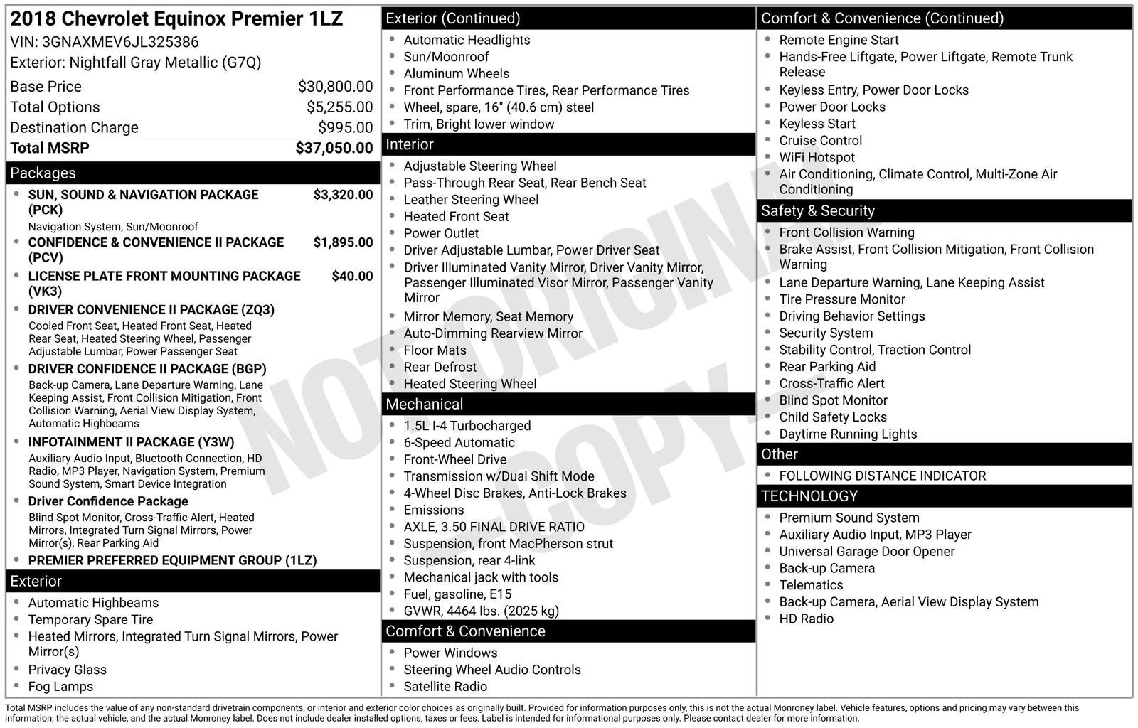2018 Chevrolet Equinox Premier