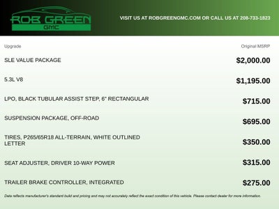 2018 GMC Sierra 1500 SLE