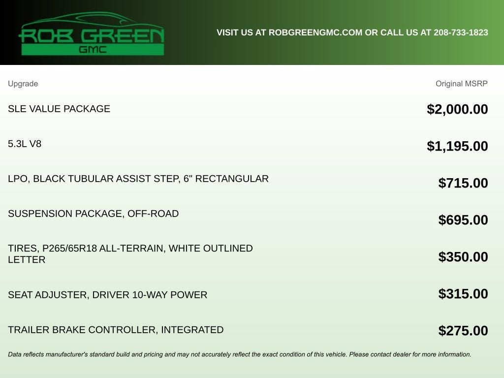 2018 GMC Sierra 1500 SLE