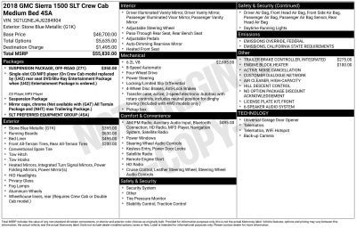 2018 GMC Sierra 1500 SLT