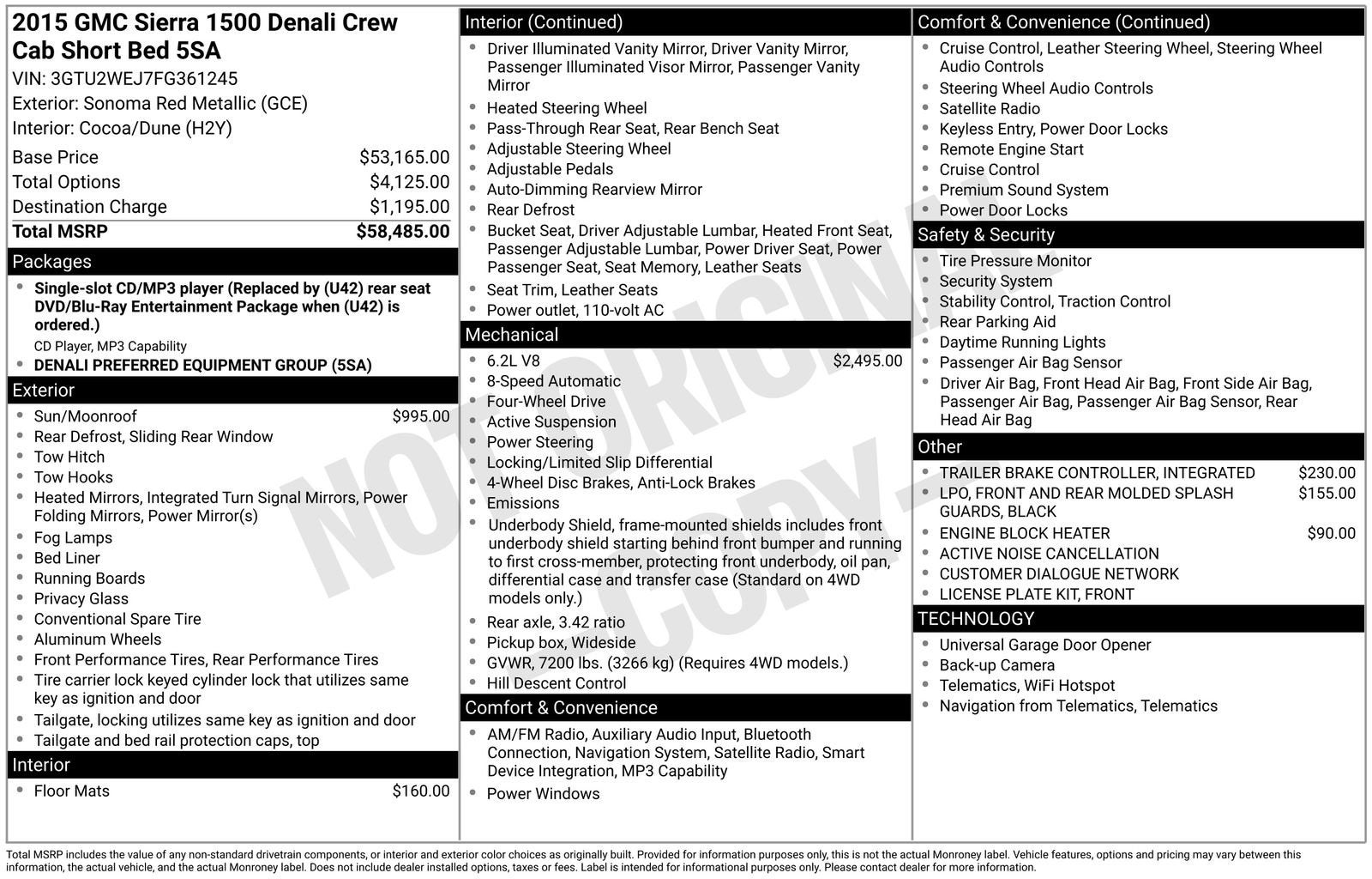 2015 GMC Sierra 1500 Denali