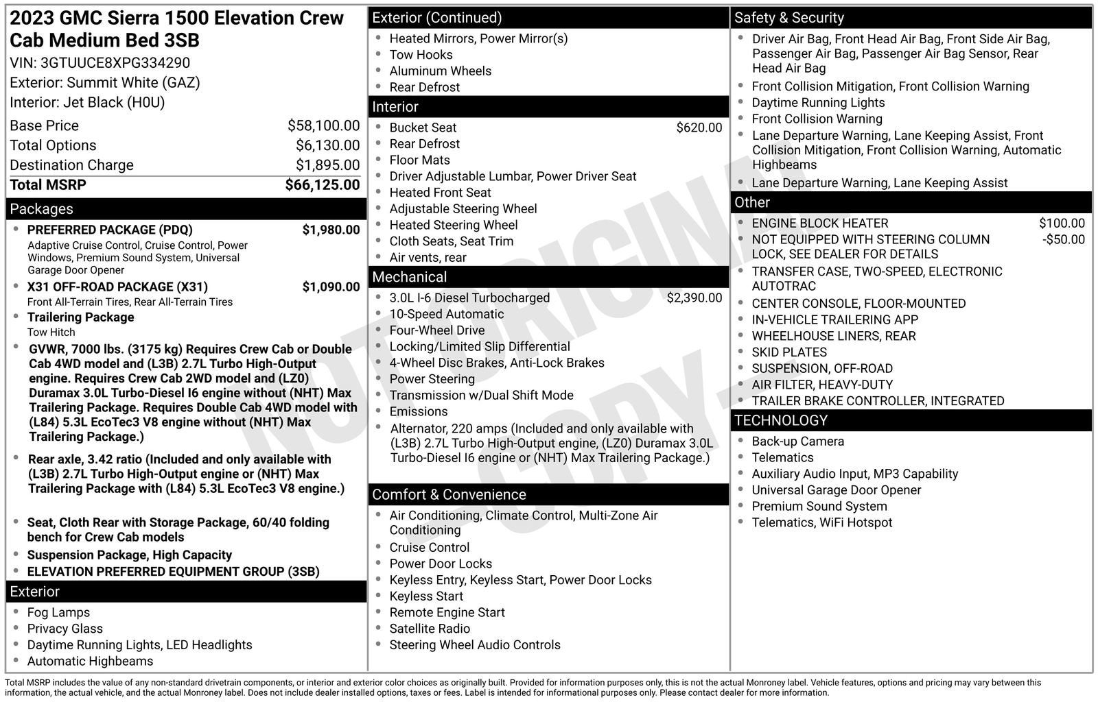 2023 GMC Sierra 1500 Elevation