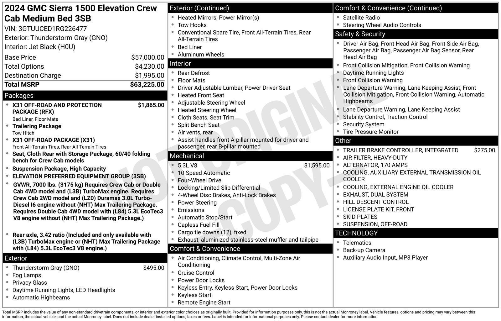 2024 GMC Sierra 1500 Elevation