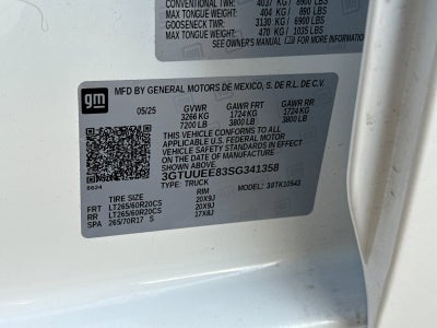 2025 GMC Sierra 1500 AT4