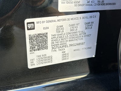 2024 GMC Sierra 1500 AT4X