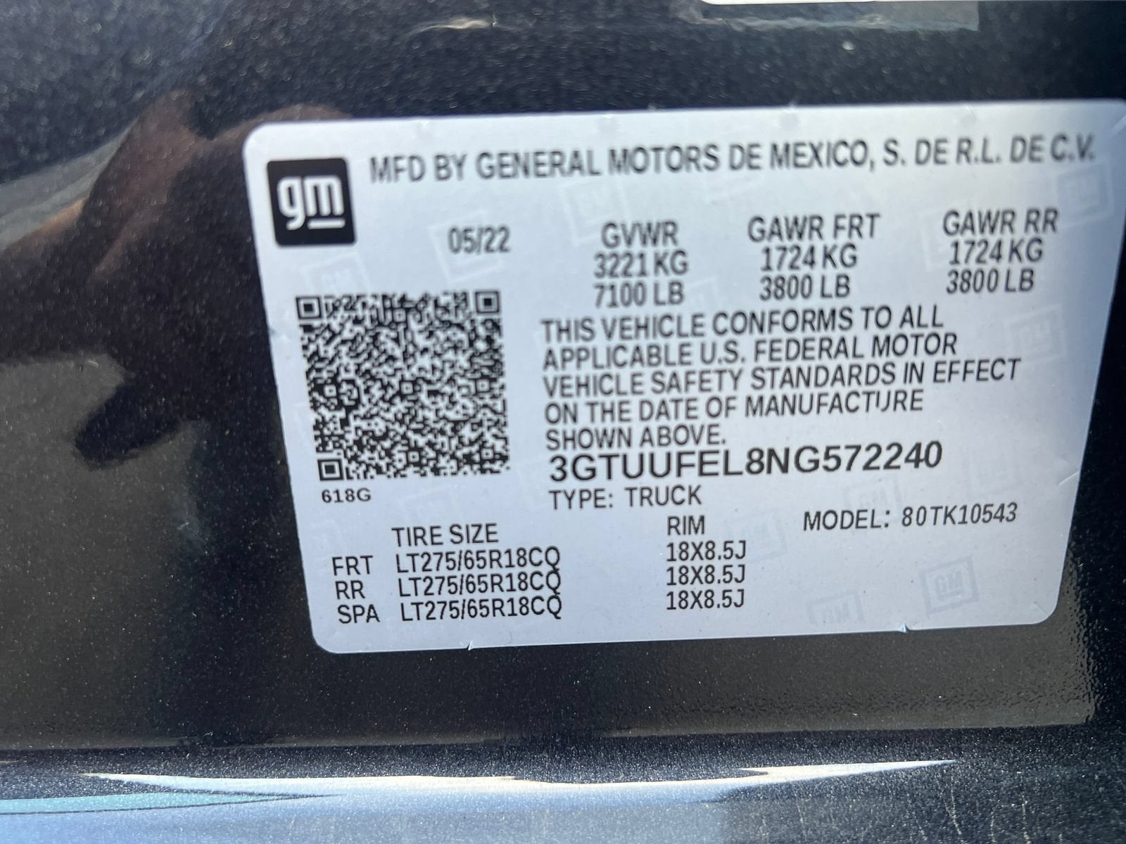 2022 GMC Sierra 1500 AT4X