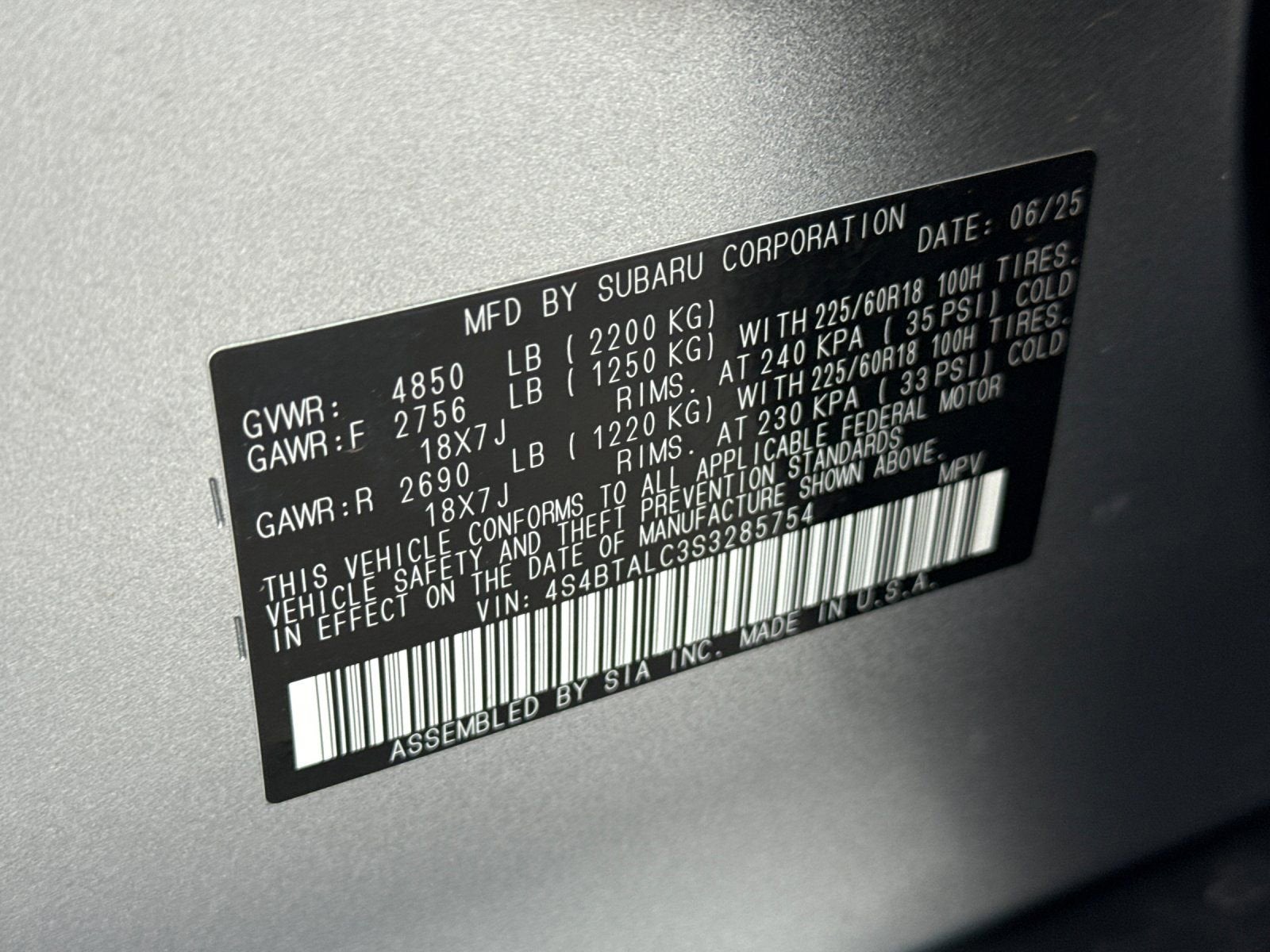 2025 Subaru Outback Onyx Edition